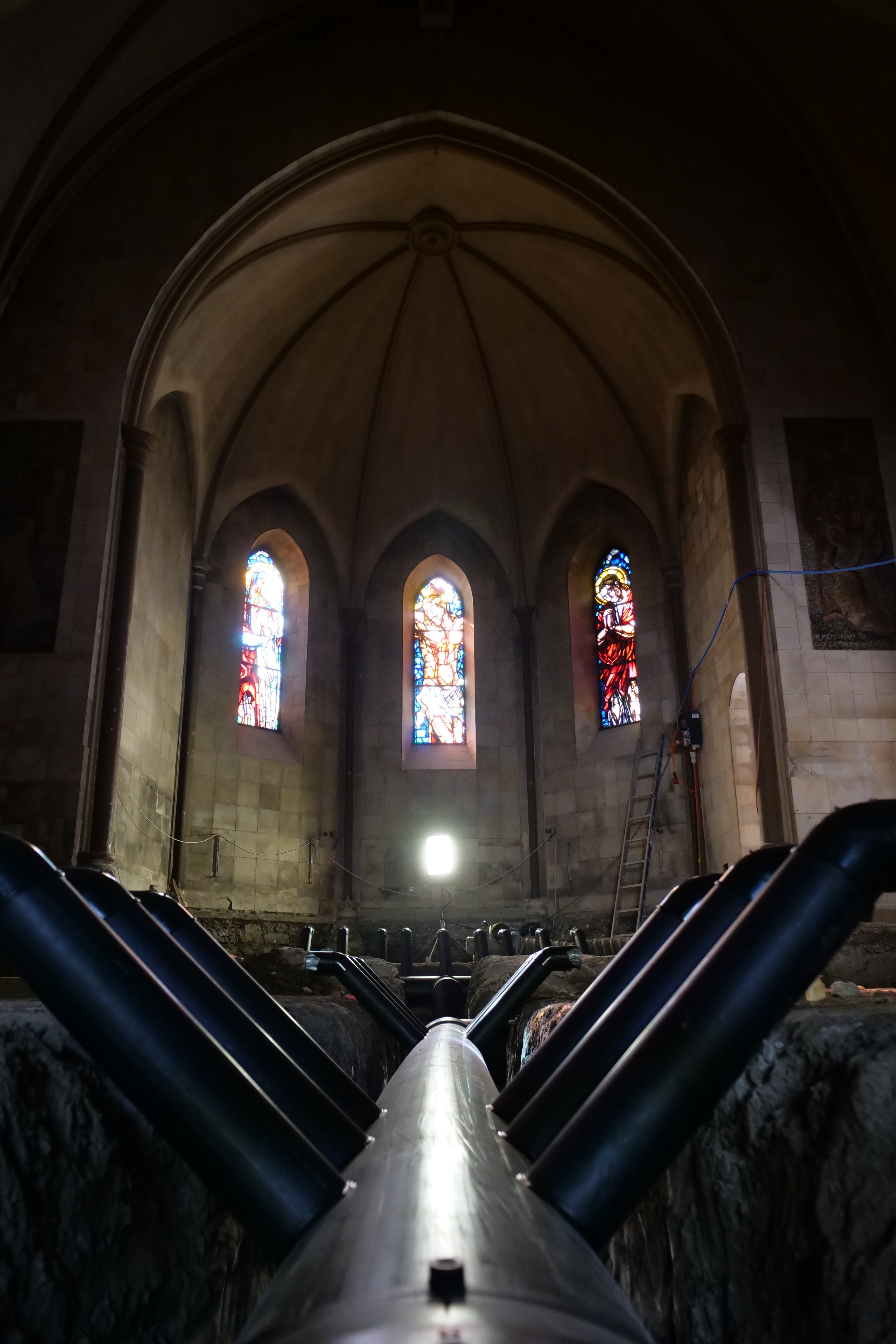 L’assainissement de l’église catholique Saint-Clément, à Bex, va bon train